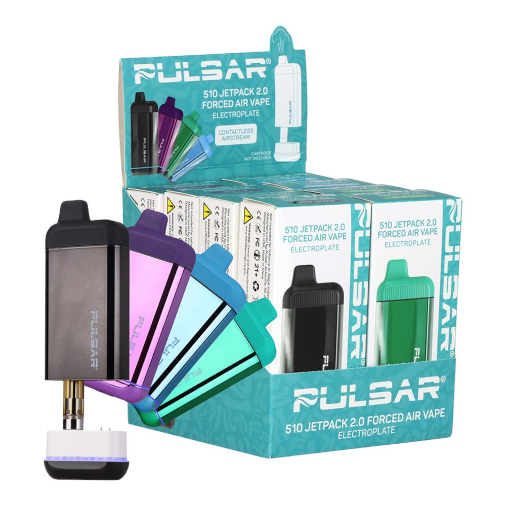 Pulsar 510 Jetpack 2.0 – Variable Voltage Forced Air Vape – 8ct Display