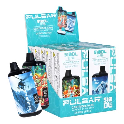 Pulsar 510 DL 2.0 Pro Design Series 3 Vape 1000mah - Assorted Designs - 10ct Display
