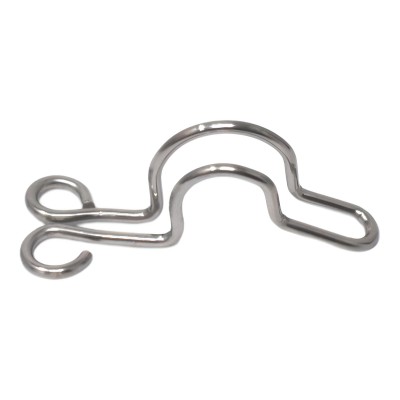 10mm Glass On Glass Steel Clip Adapter - 10 Pack