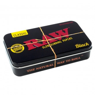 RAW® Metal Tin Box – Black