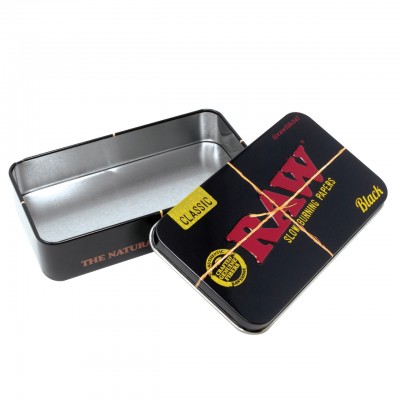 RAW® Metal Tin Box – Black