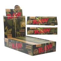 RAW® - Camo Rolling Papers 1¼ (50ct) - Limited Edition - Display of 24