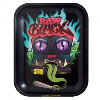 RAW® – Black Monster Rolling Tray – Large