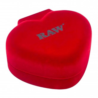 RAW - Pink Glass Heart Cone Holder - Single