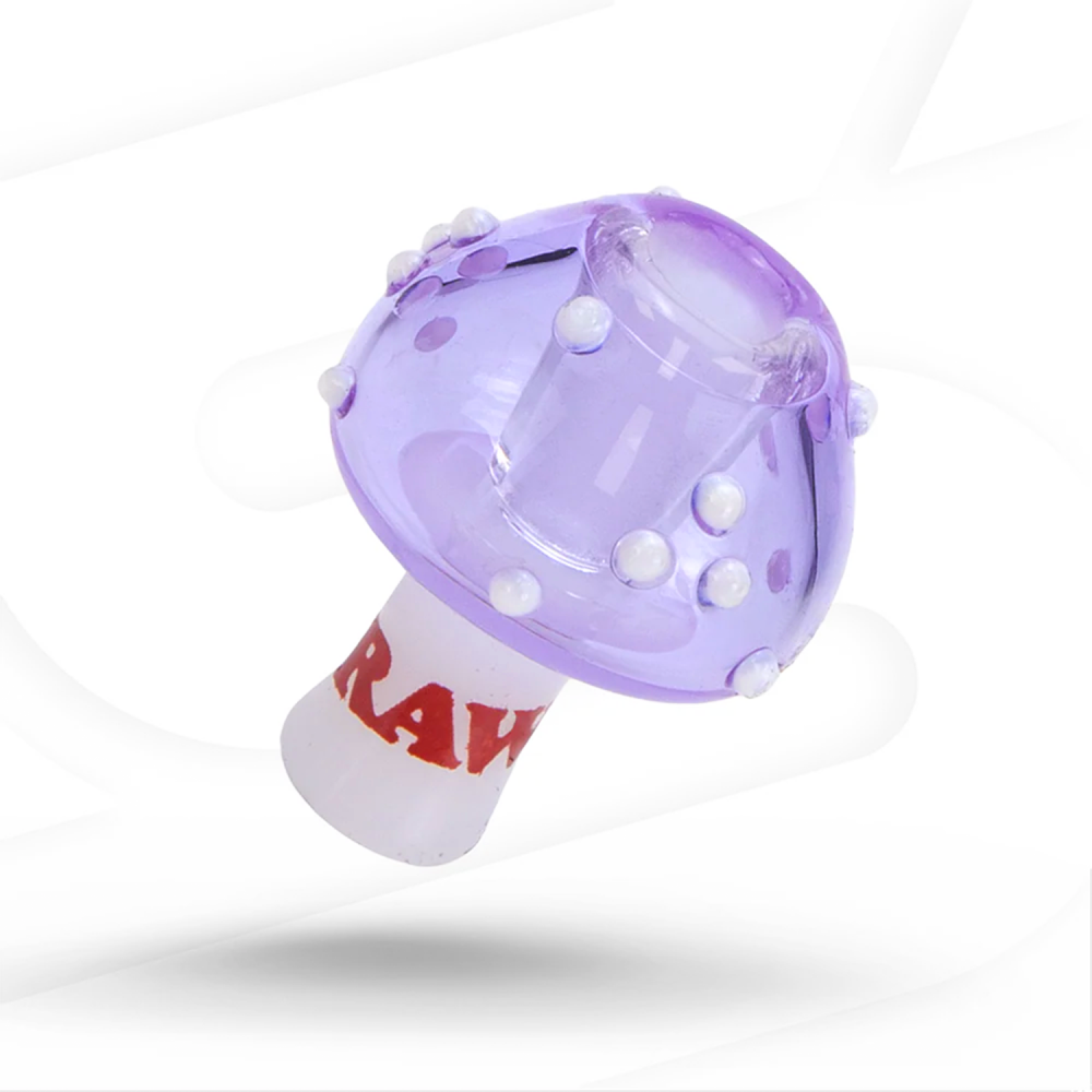 RAW Glass Mushroom Cone Holder Borosilicate Double-Sided