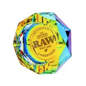 RAW Rainbow Glass Ashtray