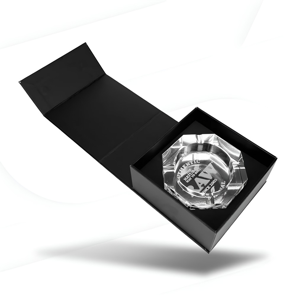 Raw Lead Free Crystal Ashtray