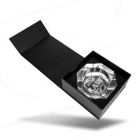 Raw Lead Free Crystal Ashtray