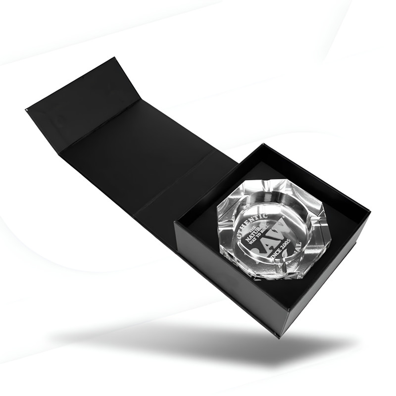 Raw Lead Free Crystal Ashtray