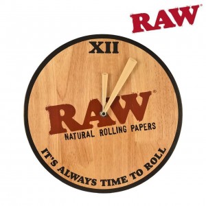 Raw Wooden Wall Clock