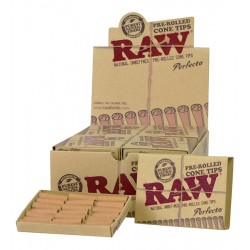 RAW - Pre Rolled Tips Perfecto Cone Tips - (Display of 20)