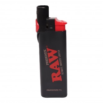 RAW Phoenix Lighter w/ Integrated wind screen & Adjustable Poker - 30ct Display 