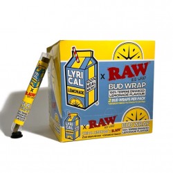 Raw X Lyrical Lemonade Bud Wrap 2 Pack - Lemonade Flavor Cone - 12ct Box