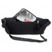 Rolling Papers X Raw Belt/Sling Bag - Black With Removable Foil Pouch