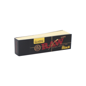 Raw Black Tips - 50/Box