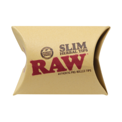 Raw Pre Rolled Tips Slim Herbal - (Pack of 21)