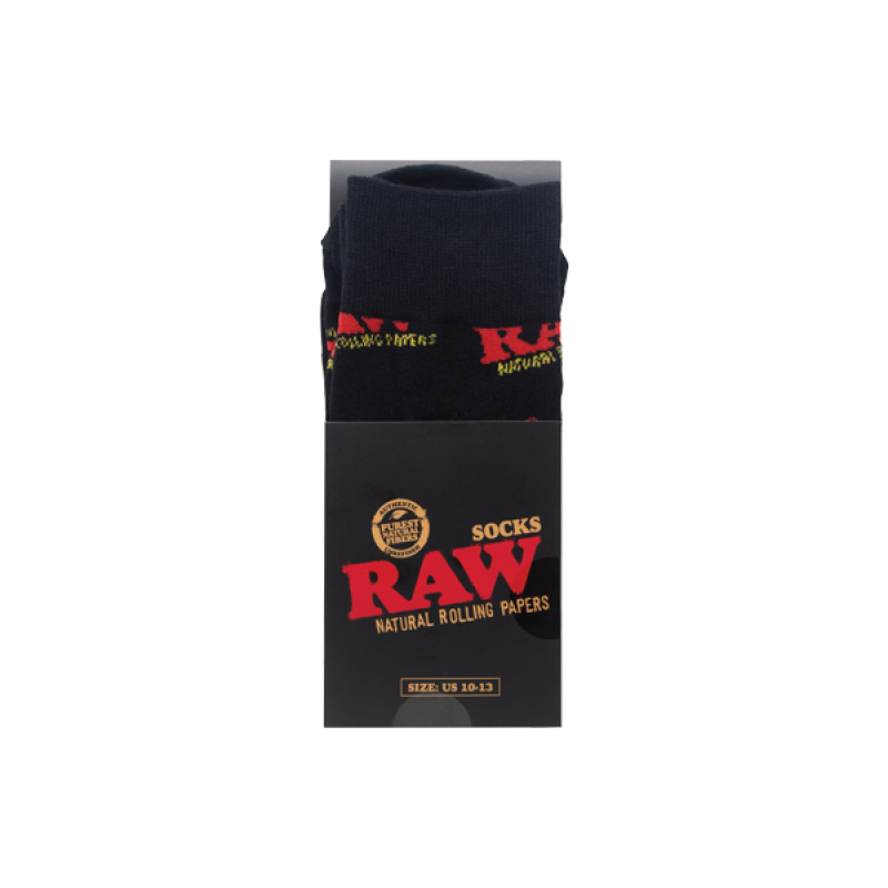 Raw Black Socks [Size : US 10-13]