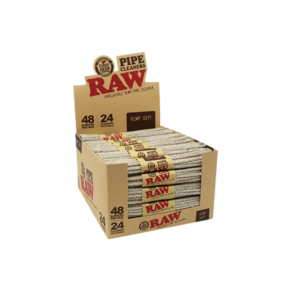 RAW Hemp Pipe Cleaners (Pack of 24) - (Display of 48)
