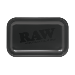 Raw Murder'd Black Matte Finish Metal Rolling Tray - Small