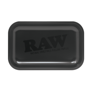 Raw Murder'd Black Matte Finish Metal Rolling Tray - Small