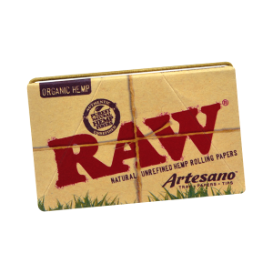 RAW Organic Artesano 1 ¼ + Tips Rolling Papers - (Pack of 15)