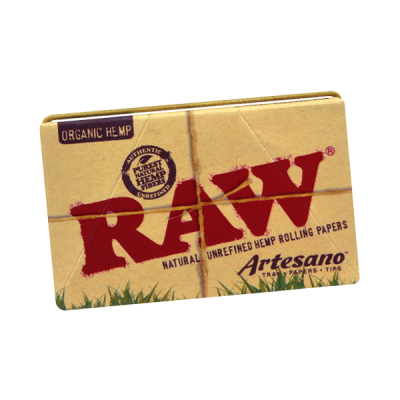 RAW Organic Artesano 1 ¼ + Tips Rolling Papers - (Pack of 15)