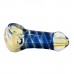 2.5" Gold Fumed Heavy Body Art Hand Pipe (Pack of 2) - [RJA53]