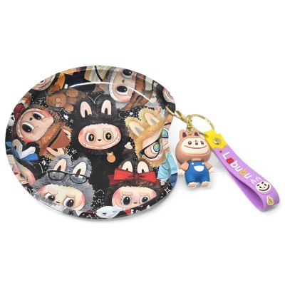 Creepy-Cute Medium Size Metal Tray with Keychain 