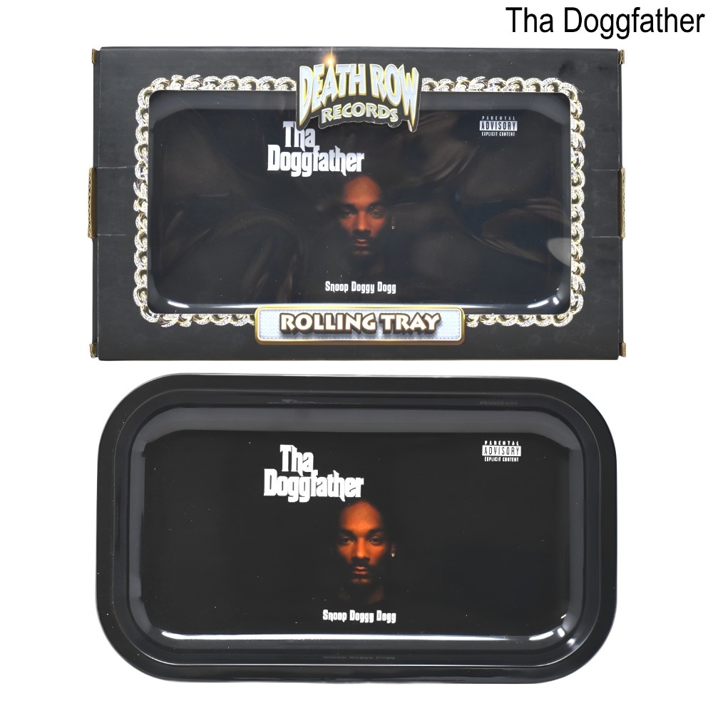 Death Row Records Album Series Rolling Tray – 10.6" x 6.3" Metal rolling tray featuring Death Row Records album artwork