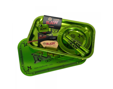 RAW® 20th Anniversary Emerald Smoker Kit – Limited Edition Collector’s Set
