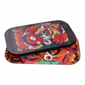 Metal Tray w/ 3D Lid 8Ct Display - Medium - [MT3D300]