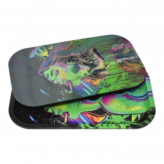 Metal Tray w/ 3D Lid 8Ct Display - Medium - [MT3D300]