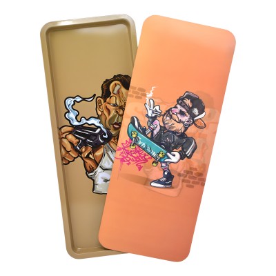 17'x7" 3D Long Tray w/ Magnetic Lid - Assorted [XLT200]