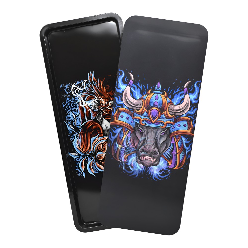 17x7 Inch 3D Long Rolling Tray with Magnetic Lid – XLT500