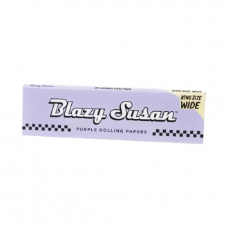 Blazy Susan Purple Rolling Papers – 50 Pack Display