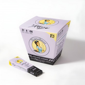 Blazy Susan Purple Purize Tips 1¼ Size Cones - 21pk Display