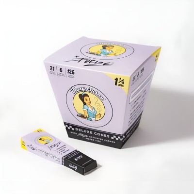 Blazy Susan Purple Purize Tips 1¼ Size Cones - 21pk Display