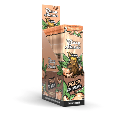 Blazy Susan Peach Tea Wraps 2ct/25pk - Peach Tea Wraps