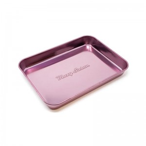 Blazy Susan - 7 x 9.25" Stainless Steel Rolling Tray Starting At:
