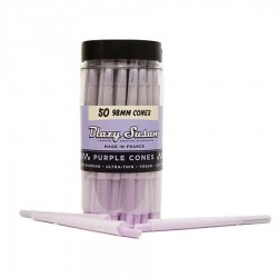 Blazy Susan Purple Cones 98MM - 50ct Jar
