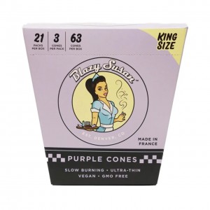 Blazy Susan Purple King Size Cone- 21ct Display 