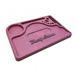 Blazy Susan Hemp Plastic Rolling Trays 12 x 8"