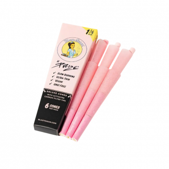 Blazy Susan Pink Purize Tips 1 1/4 Pre-Rolled Cones – 6ct Packs | 21 Pack Display