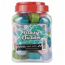 Blazy Susan 32mm Silicone Dab Jar - Jar (Display of 52)