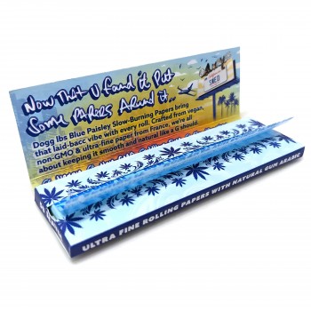 SWED Dogg Lbs Blue Paisley Rolling Papers 50ct