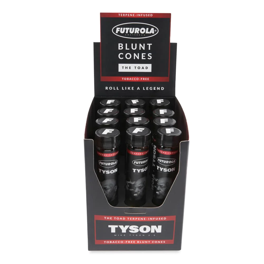 Futurola Tyson Ranch The Toad - Terpene-Infused Blunt Cones 2.0 - 12ct [TR12]