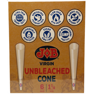 Job 1.25 Cones 6pk - (Display of 32)