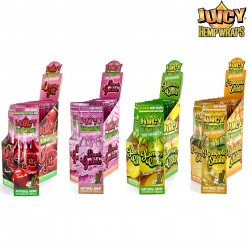 Juicy Hemp Wraps Terp Enhanced - 2/Pack 25ct Display