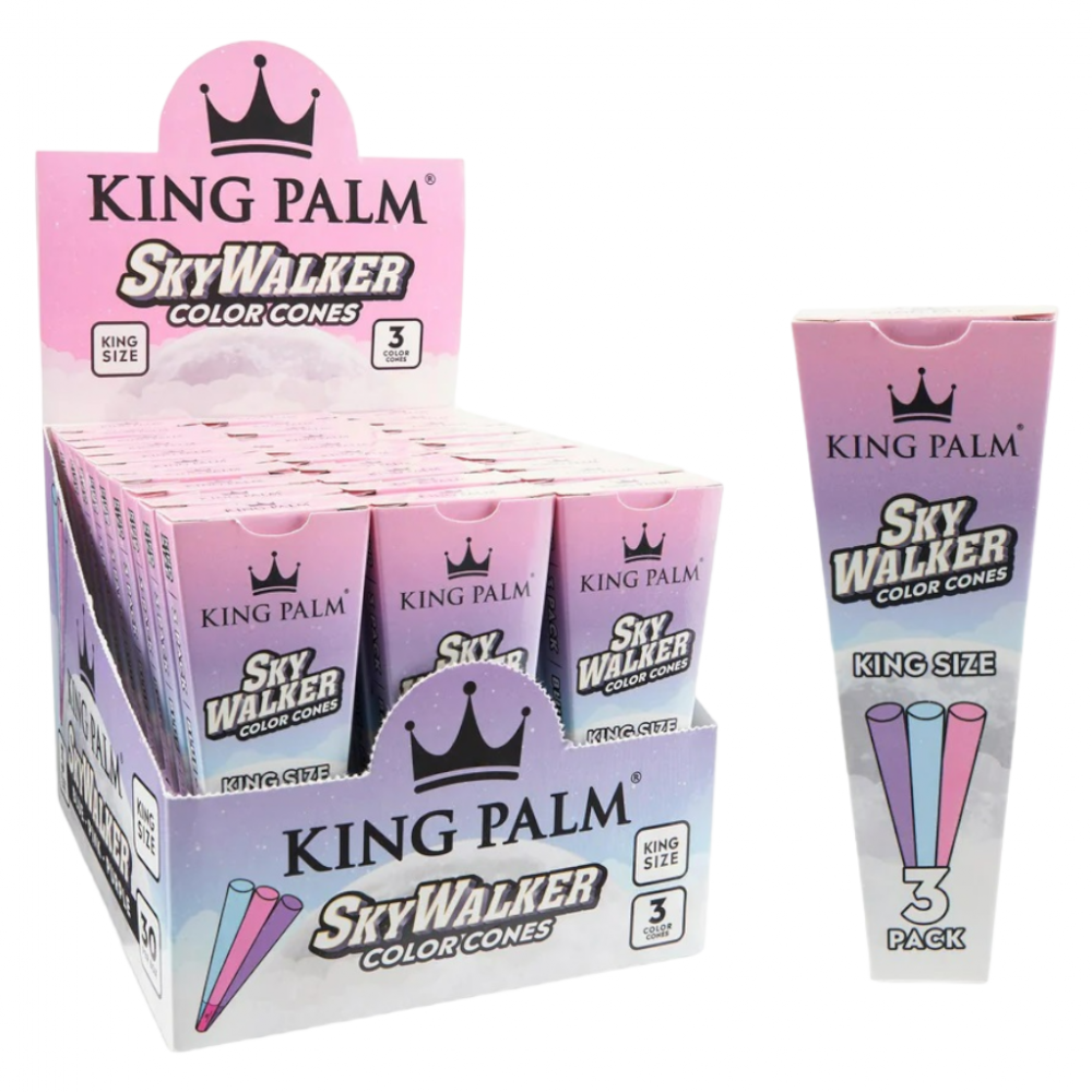 King Palm 3pk King Size Cones 30ct - Skywalker Color Cones