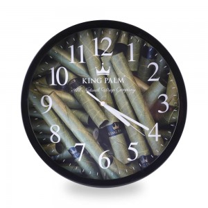 King Palm Wall Clock - Green Clock